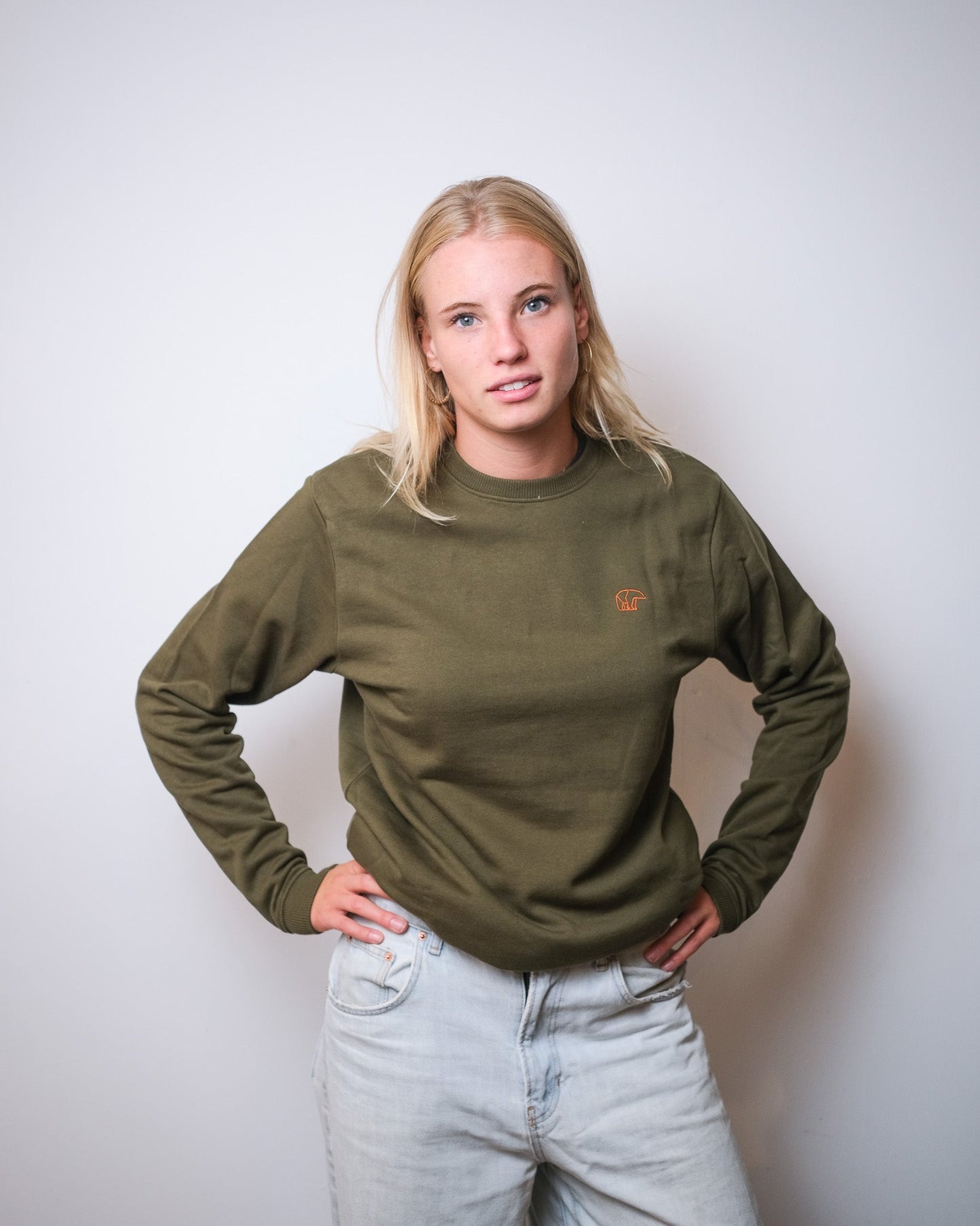 Bear Sweatshirt - Green - BearMade - Made in Britain - 