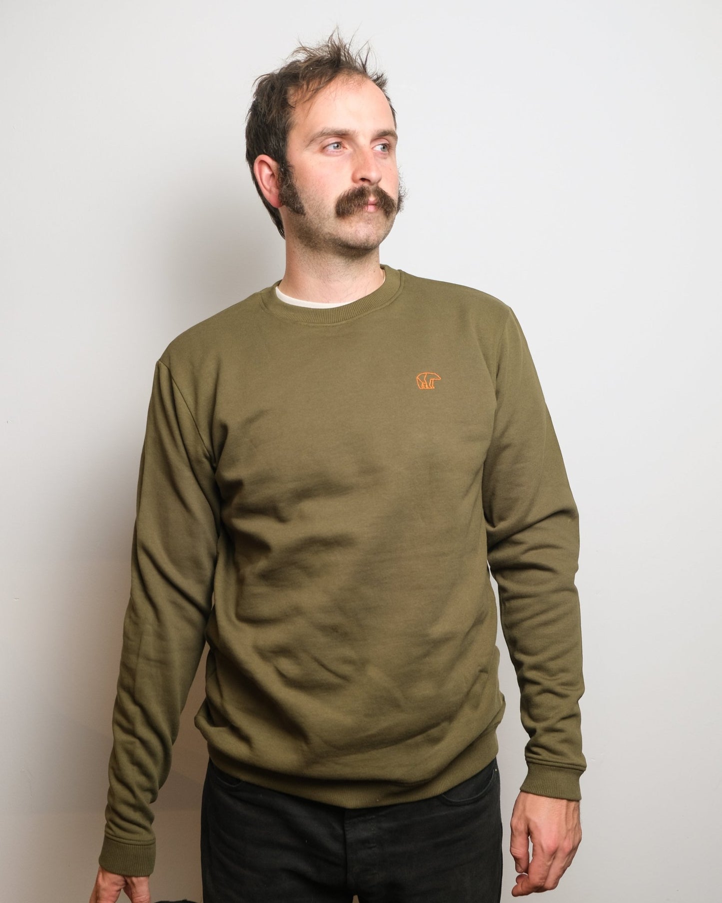 Bear Sweatshirt - Green - BearMade - Made in Britain - 