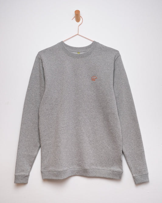 Bear Sweatshirt - Grey - BearMade - Made in Britain - 