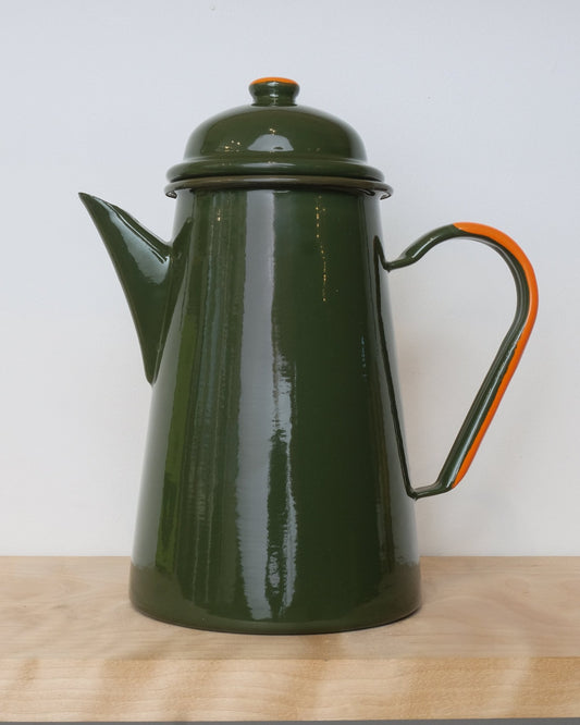 Enamel Coffee Pot - BearMade - Made in Britain - 