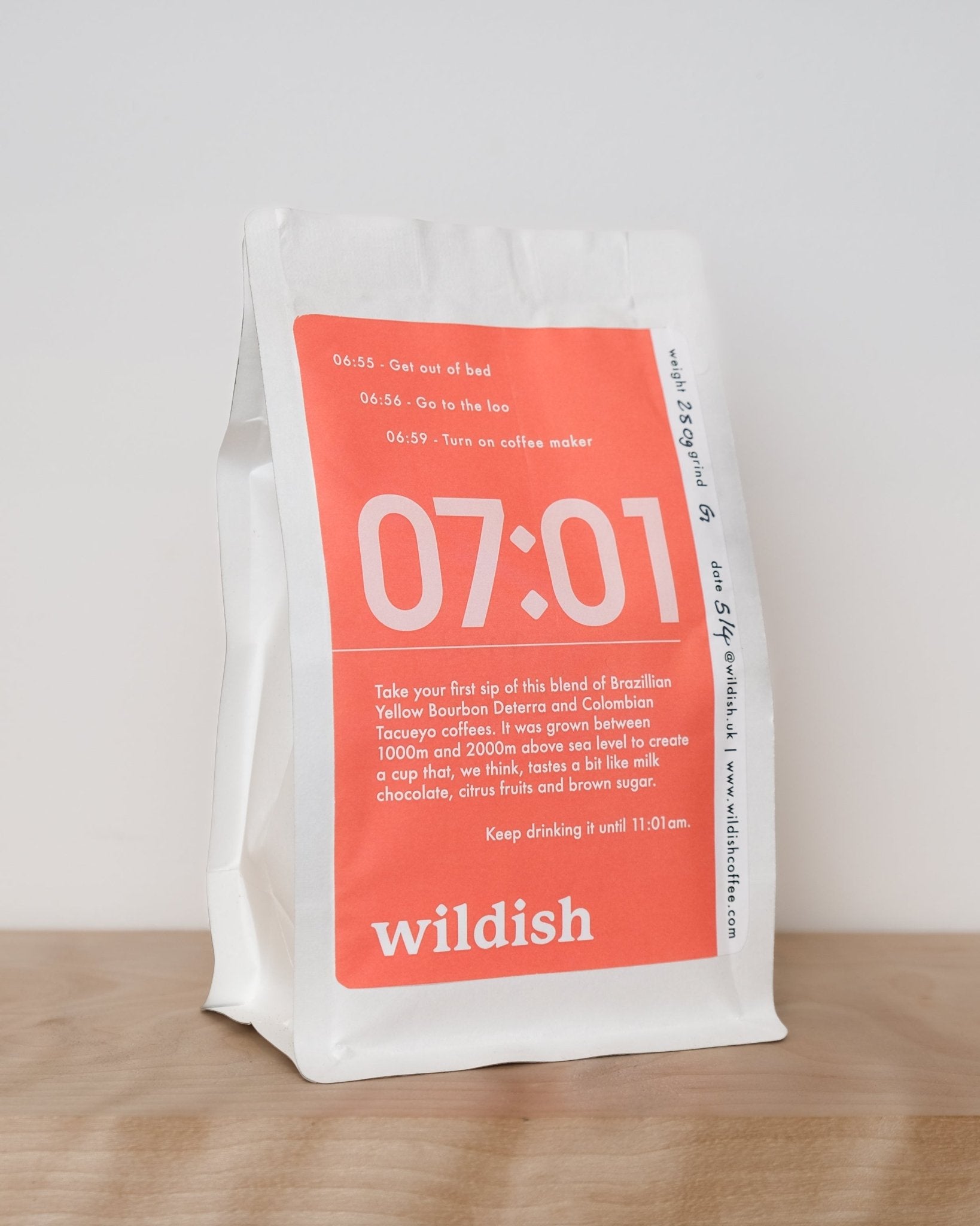 Wildish 07:01 Coffee - BearMade - Made in Britain - 