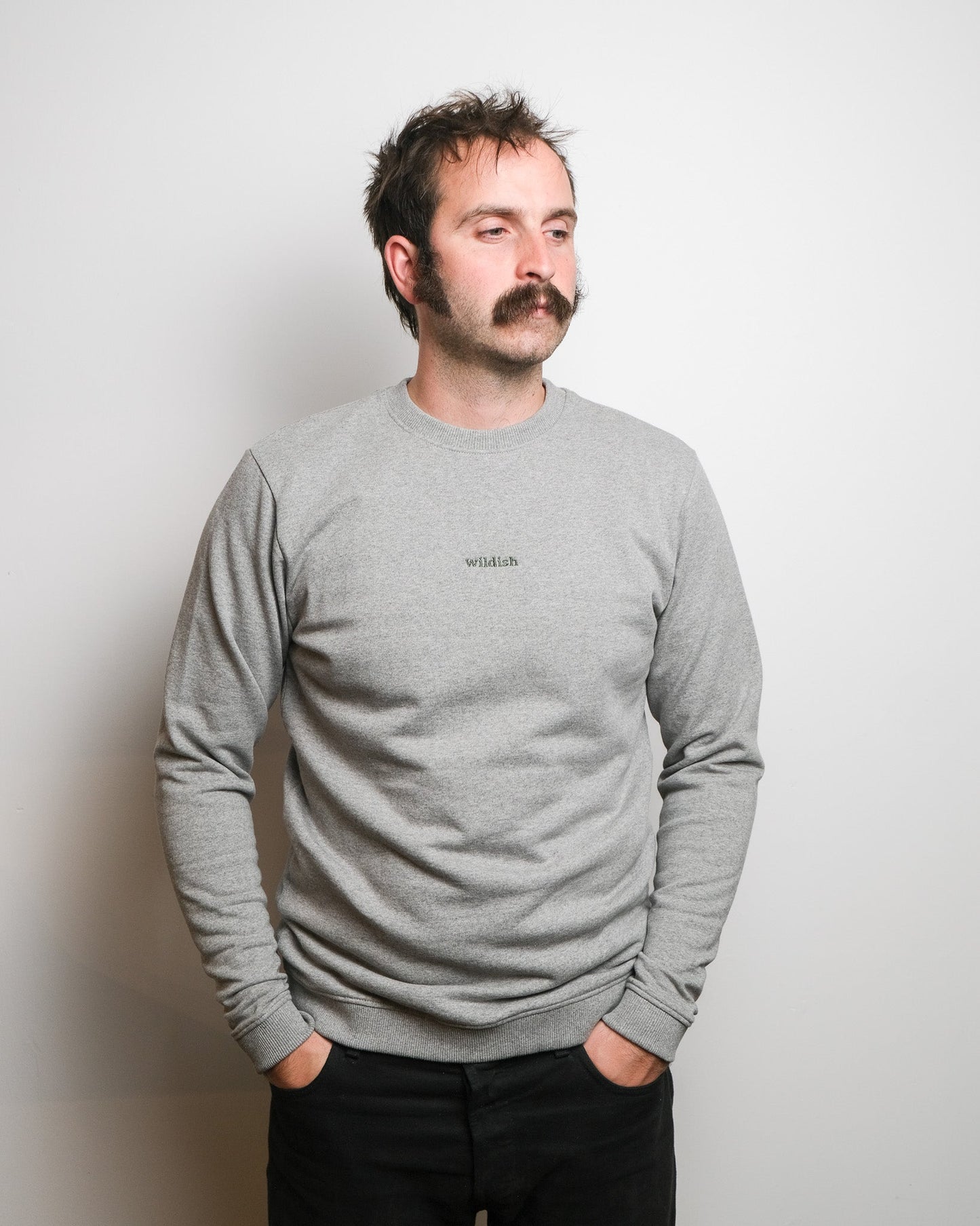 Wildish Sweatshirt - Grey - BearMade - Made in Britain - 